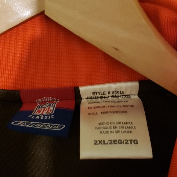 Cleveland Browns Reebok Throwback Jacket - Picture 4 of 5
